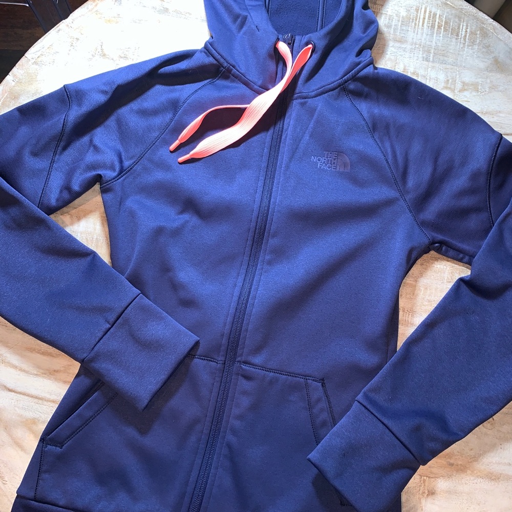 North Face zip up hoodie, women’s XS, EUC!